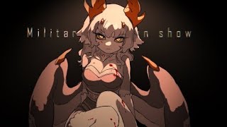 Military Fashion Show // Original animation meme (tw: mild blood⚠️not for kids⚠️)