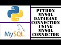 How to connect python with MySQL Database | Python Database Connection 2022 @RockingSupport