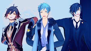 推しでjewel　【MMD刀剣乱舞】【MMDツイステ】【MMD原神】