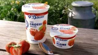 Der große Bauer Joghurt Werbung 2013