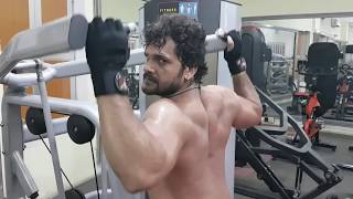 खेसारी लाल यादव GYM से Live - Khesari Lal Yadav Live From GYM - EXERCISE