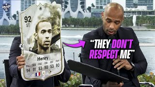 Thierry Henry is NOT HAPPY with is EA Sports FC 24 Legacy Card 😡 | UCL Today | CBS Sports Golazo