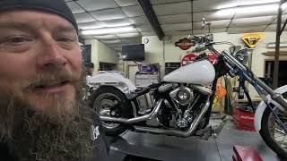 How to lower a Harley Davidson Softail.