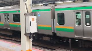 E231系1000番台コツK-27編成+ヤマU58編成・約９時間半大幅遅れ寝台特急サンライズ瀬戸・サンライズ出雲号東京行・新大阪駅で打ち切り(運休新大阪～東京間)に伴う回送列車・JR東海285系