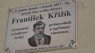 Odhalení desky Františku Křižíkovi