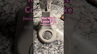 Red Velvet Cookie Cake Recipe #redvelvetcookies #bakingasmr #bluecottagebakery #cookiecake