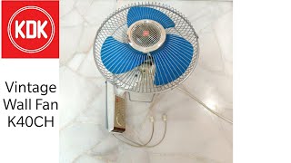 KDK Vintage Wall Fan K40CH