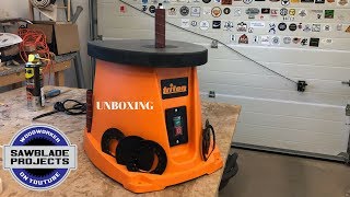 Unboxing the Triton oscillating spindle sander TSPS 450