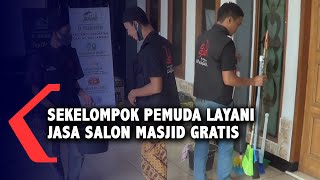 Sekelompok Pemuda Layani Jasa Salon Masjid Gratis