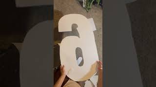 Flower Marquee Numbers #diy #birthday #marqueenumbers #birthdaydecoration