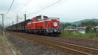 2022年10月16日　久しぶりにディーゼル機関車 DD51 895 がやってきた!!　快速｢DL 鉄道開業150年号｣  DD51 895＋旧型客車＋D51 498  JR信越線 松井田～磯部 間