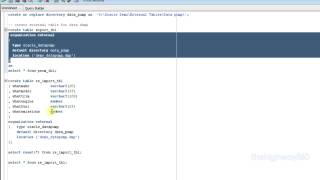Oracle External Tables using oracle_datapump