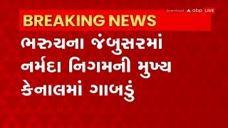 Bharuch: જંબુસર - મગણાદ વચ્ચેની નર્મદા નિગમની મુખ્ય કેનાલમાં ગાબડું