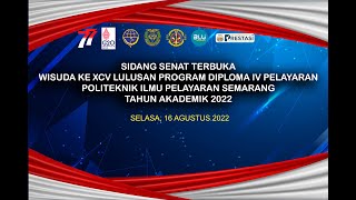 [LIVE] SIDANG SENAT TERBUKA WISUDA KE - 95 PROGRAM DIPLOMA IV POLITEKNIK ILMU PELAYARAN SEMARANG