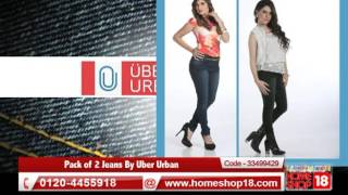 Homeshop18.com - Pack of 2 Jeans By Uber Urban