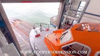 RNLI Tenby Lifeboat launch, Tenby Pembrokeshire, Tamar class Haydn Miller