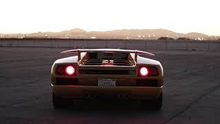 1991 Lamborghini Diablo Startup and Rev Exhaust Sound