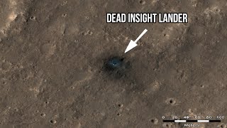 NASA's Dead Insight Lander And Dust Devil Moment Captured By Mars Reconnaissance Orbiter (MRO)