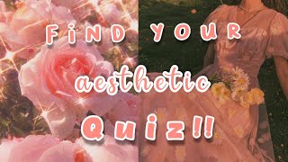 Find your aesthetic Quiz||find your aesthetic quiz 2021🍒
