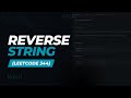 Reverse String (Leetcode 344) [Asked by Microsoft/Uber]