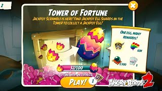 Jackpot Scramble Tower of Fortune Event - Got 32 Egg 🍳 Shards - Angry Birds 2 💥🌟🤩