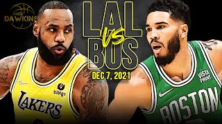 Los Angeles Lakers vs Boston Celtics | Full Game Highlights | Dec 7, 2021 | FreeDawkins