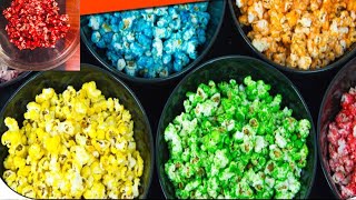 KUTENGENEZA POPCORNS ZA RANGI🍿COLOURED POPCORNS (2021)