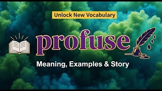 PROFUSE Meaning Explained — Speak English Naturally!