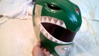 Disguise men's Green Ranger mmpr helmet review and ideas