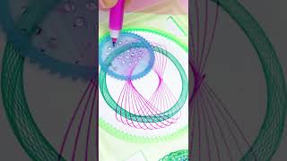 Hypnotic Spirograph Art ~| 61 |~ A Visual Journey  #Spirograph #GeometricArt #shorts #asrm #youtube