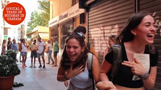 #Bushman_prank in Granada city Part 16. funniest reactions. great compilation