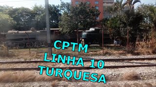 CPTM - LINHA 10 TURQUESA - Rio Grande Da Serra até Luz - Lado Direito (01/08/23)