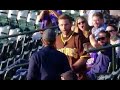 PADRES FAN KNOCKS OUT ROCKIES FAN WITH ONE PUNCH