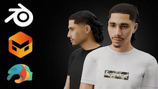 How I Made Fakemink 3D Character in Blender (using FaceGen and Daz)