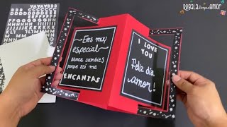 Tarjeta plegable DOBLE CARA | Regala Siempre Amor