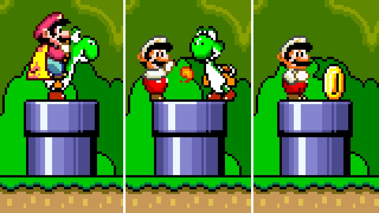 Super Mario World Mario Kills Yoshi Glitch 盒ｴ盒ｰ Youtube