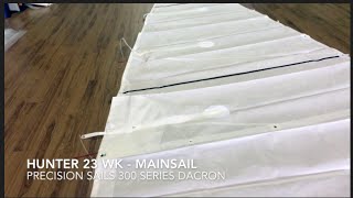 Hunter 23 - Mainsail - Precision Sails 300 Series Dacron