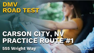 Carson City NV #1: ☑️ Real DMV Driving Exam Practice Route