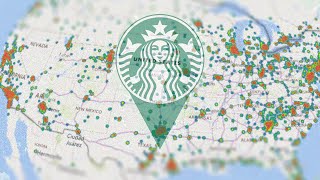 Mapping Starbucks locations in Excel 🗺️☕