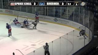 2012-10-07: Langley Rivermen vs Prince George Spruce Kings: Highlights