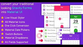 Gravity Forms Material UI Styler plugin Review