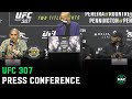 UFC 307: Press Conference (Full) - Alex Pereira vs. Khalil Rountree