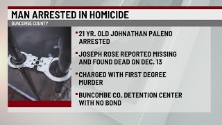 Arrest made in Buncombe County homicide investigation