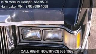 1978 Mercury Cougar  for sale in Ham Lake, MN 55304 at Route