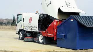 Sentry Regenerative Air Sweeper | Parking Lot Demonstration