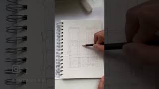 Drawing the Notre dame cathedral