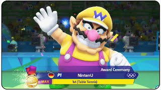 Mario & Sonic at the Rio 2016 Olympic Games (Wii U) - Table Tennis Level : MAX