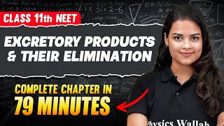 EXCRETORY PRODUCTS & THEIR ELIMINATION in 79 Minutes | FULL Chapter For NEET | PhysicsWallah