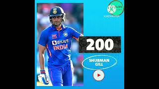 200 by Shubman Gill #cricket