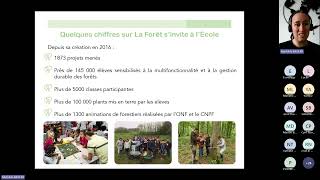 Webinaire présentation La Forêt s'invite à l'Ecole